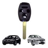 Chave Oca Honda Civic city 3 Botões Mais Panic 2007 À 2013