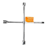 Chave Roda Cruz Kraucher 3 Boca 17mm 19mm 21mm E 1 Espatula