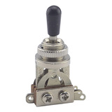 Chave Seletora 3 Posições EpiPhone P Guita Lp Knob Preto