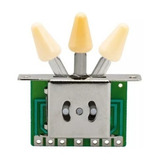Chave Seletora 3 Posições Guitarra Strato Telecaster Marfim