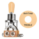 Chave Seletora 3 Posições Knob Creme Para Guitarra Les Paul