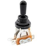 Chave Seletora 3 Posições Preta Para Guitarra Les Paul Sg