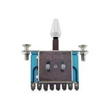 Chave Seletora 5 Posicoes Para Guitarra Alpha Knob Branco