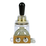 Chave Seletora Guitarra 3 Posições Metal Niquel Knob Custom