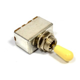 Chave Seletora Guitarra Lp 3 Posições Cromo Knob Creme mod2
