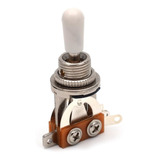 Chave Seletora Para Guitarra Les Paul Ou Sg Knob Branco