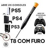 Chave Torx T8 Com Furo No Meio Para Abrir Controle Xbox360 Xbox One E Console PS3 PS4