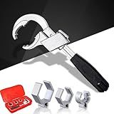 Chave Universal Ajustável De Duas Extremidades Conjunto De Chaves Multifuncionais Para Pia De Banheiro Grande Abertura Ajustável Ferramenta Manual Para Reparo De Tubulação De água