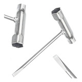 Chave Vela 13 X 19mm Fenda Inox P Motosserras E Roçadeiras