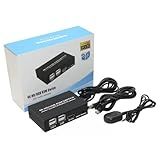 Chaveador Hdmi Kvm Switch 2x1 4k Usb Mouse Teclado 2 Pcs