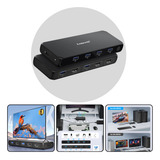 Chaveador Hub Switch Kvm 2x1 Hdmi 4k 30hz Usb 3 0 Ultra Hd