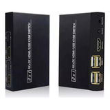 Chaveador Hub Switch Kvm Hdmi Usb 2 Portas Hdcp 2 0 4k