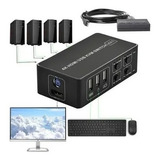 Chaveador Kvm Hdmi 2 0 4x1 Usb 4k X 2k 60hz Hdcp 2 2 Win Mac