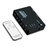 Chaveador Seletor Hub Switch Hdmi Full Hd 3x1 Com Controle
