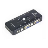 Chaveador Switch Kvm Vga 4 Pc