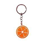 Chaveiro 2 Peças De Chaveiro De Frutas Fatias De Limão Fatias Laranja Saco Pingente Laranja Tamanho Nico