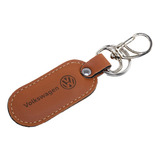 Chaveiro Automotivo Couro Metal Mosquetão Carro Volkswagen