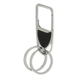 Chaveiro Automotivo Metal 2 Argolas Carro Mosquetão Cromado