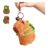Chaveiro Capivara Tartaruga Fofo Sino Pelúcia Presente Lindo