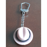 Chaveiro Chapéu Antigo Rosa E Preto Decada 60 70