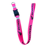 Chaveiro Cordão Honda Rosa Pink