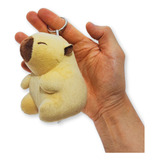 Chaveiro De Capivara De Pelúcia Plush Com Selo Teca