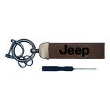 Chaveiro Feito Para Jeep Cherokee Trailhawk Wrangler Y Luxo