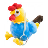 Chaveiro Galo Azul 15cm Pelúcia