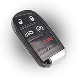 Chaveiro Inteligente De 5 Botões Compatível Com Dodge Charger Challenger Chrysler 200 Chrysler 300 Fiat 500x PN 68394195 AA M3M 40821302 AFTERMARKET 