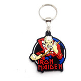 Chaveiro Iron Maiden Trooper Borracha Rock