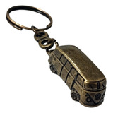 Chaveiro Kombi Miniatura Metal Carro Volkswagen Ouro Velho