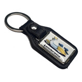 Chaveiro Lambretta Ld 150 Amarela Foto Em Couro Legitimo