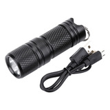 Chaveiro Lanterna Mini Portátil Usb Recarregável Lâmpada Led