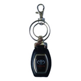 Chaveiro Luxo Toyota Alça De Couro E Argola Metal