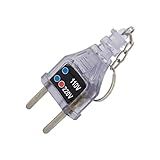 Chaveiro Medidor De Voltagem 110V-220V - Teste De Tensão Com LEDs Indicam Tomadas Bivolt- Portátil PREMIUM DUPIN