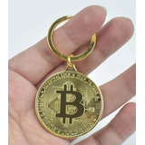 Chaveiro Moeda Bitcoin física Edição Para Colecionador