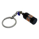 Chaveiro Nos Nitro Cilindro Preto Garrafa