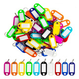 Chaveiro Organizador Identificador Chave 30 Etiquetas Color