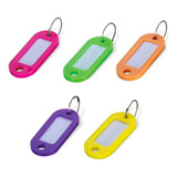 Chaveiro Organizador Identificador Chaves 25 Un Plus Neon