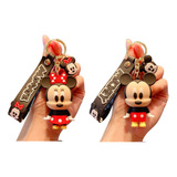 Chaveiro Para Bolsa Mochila Disney Mickey Minnie Mouse
