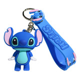 Chaveiro Pingente Emborrachado Mochila Lilo Stitch Disney