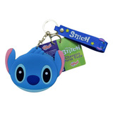 Chaveiro Porta Moeda Stitch Mini Bolsinha Azul Toyng