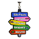 Chaveiro Turistico Bairros De São Paulo Emborrachado