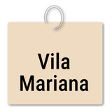 Chaveiro Vila Mariana Mdf Recordação C Argola