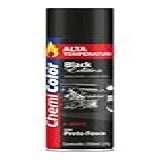 Chemicolor Tinta Spray Alta Temperatura Preto Fosco Chemicolor 350ml