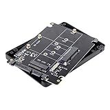 Chenyang Combo M-2 NGFF B-Key MSATA SSD Para SATA 3-0 Adaptador Conversor Gabinete Com Switch