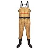 Chest Waders Perneiras De Peito Com Botas- Perneiras De Pesca Para Adultos à Prova D-água Com Sola Leve Com Travas Para Caça-43 EU-