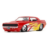 Chevrolet Camaro 1969 1 24 Jada Toys Vermelho