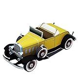 Chevrolet Confederate Deluxe Sports Roadster Quebra Cabeça 3D Carro Colecionador Colagem Miniatura Papercraft HAS BRASIL