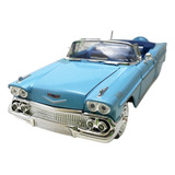 Chevrolet Impala 1958 Conversível C caixa E Base Escala 1 24